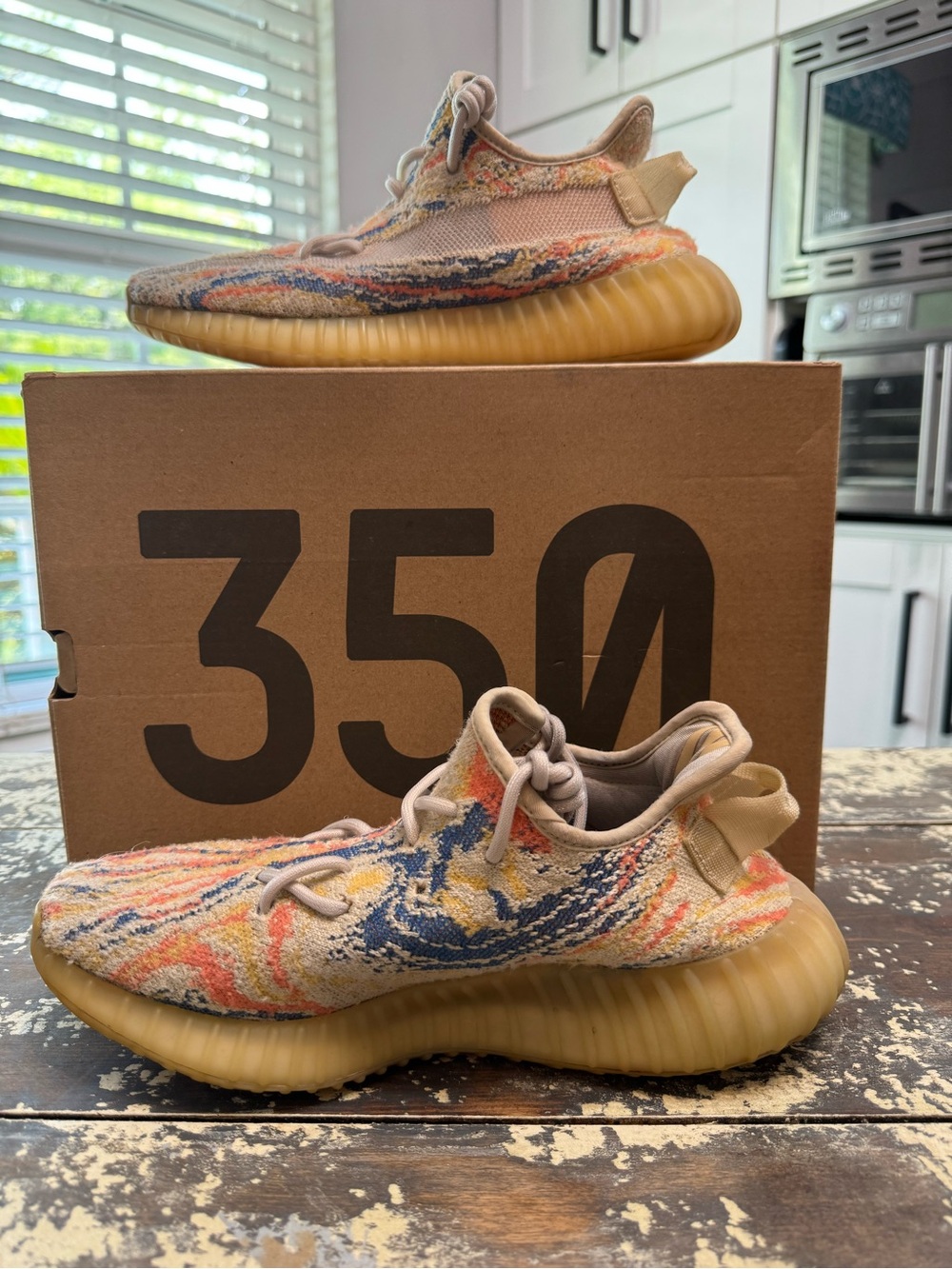 YEEZY 350 V2 MX OAT 7M/8W GW3773-ORIGINAL BOX